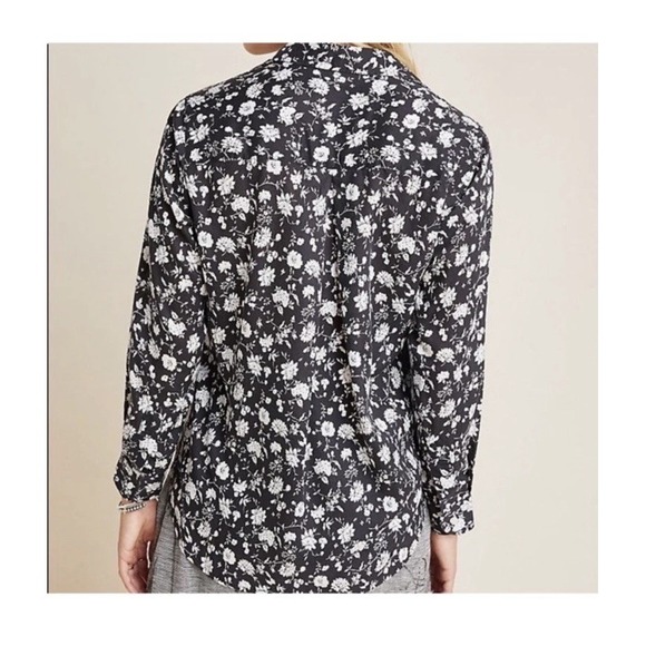 Grayson The Hero Button Down Floral Shirt Long Sleeve Blouse Women's Size 02 S - Picture 3 of 12